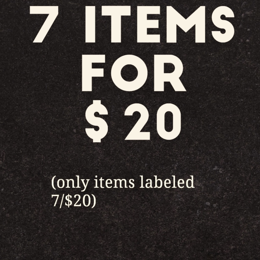🔥🔥7 for $20🔥🔥